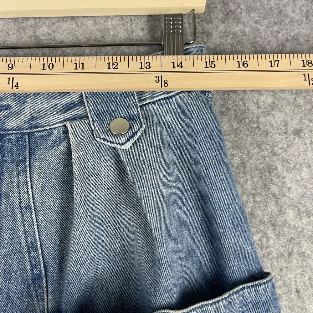 Isabel Marant Kerris Jeans Womens FR40 US8 Light Wash High Rise‎ Tapered FLAW